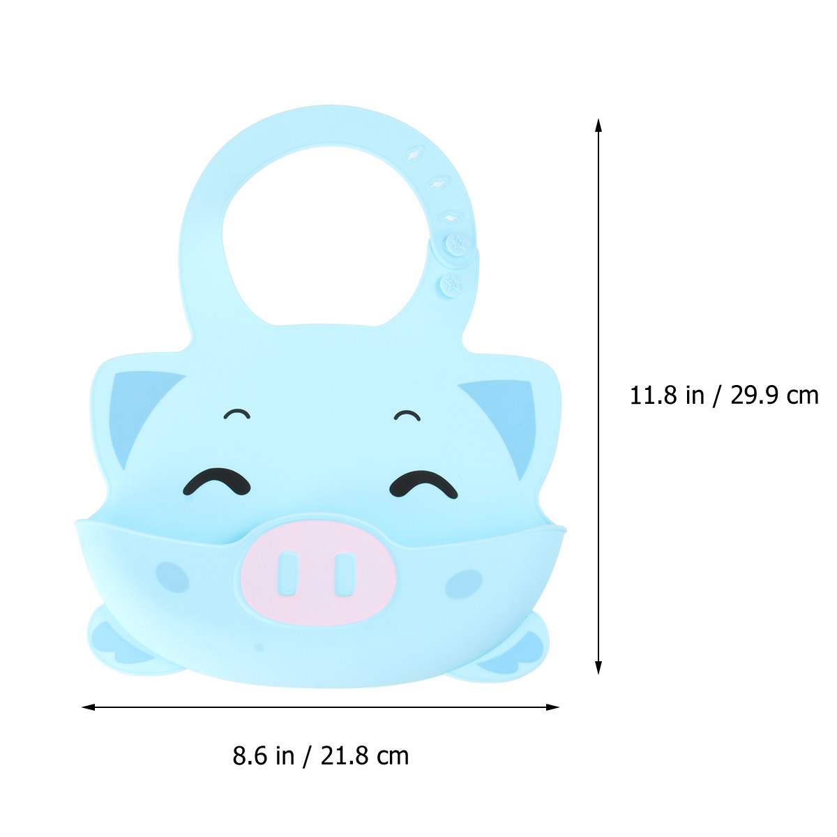 1Pcs Soft Silicone Waterproof  - огляд і ціна Waterproof Baby Bibs Silicone