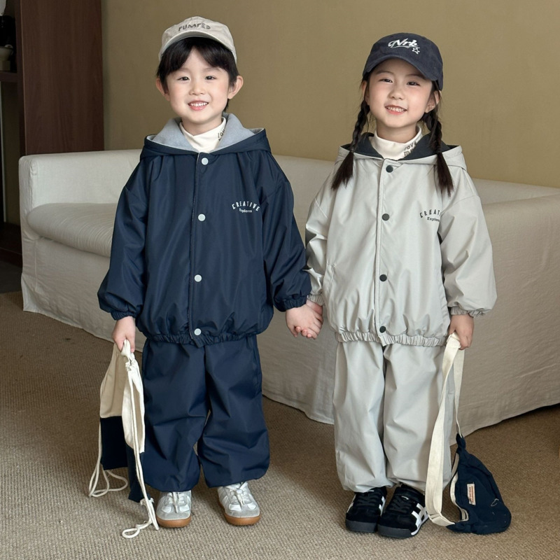 Boy Girl Hood 2piece Set Baby  - огляд і ціна Toddler Boy Winter Fleece Jacket