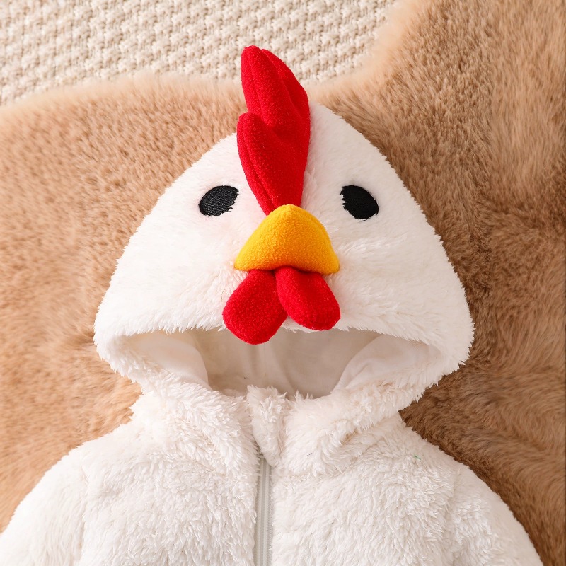 Newborn Baby White Chicken Rom - огляд і ціна Cotton Baby Onesies Zipper