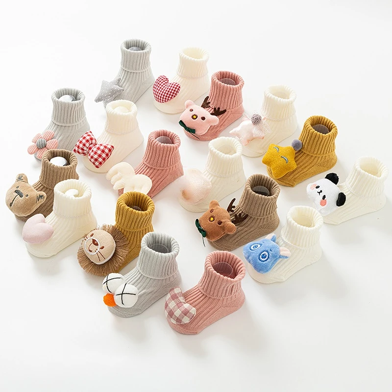 Winter Baby Warm Cute Cartoon  - огляд і ціна Unisex Baby Socks Non Slip