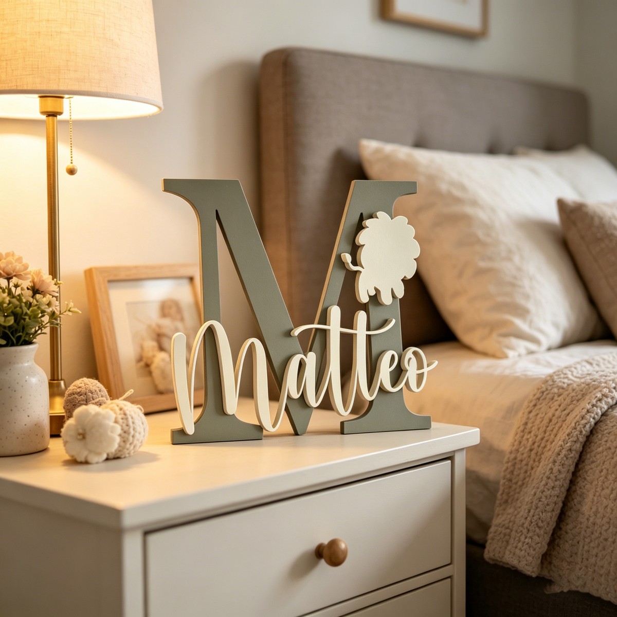 1Pc Custom Lion Name & Initial - огляд і ціна Nursery