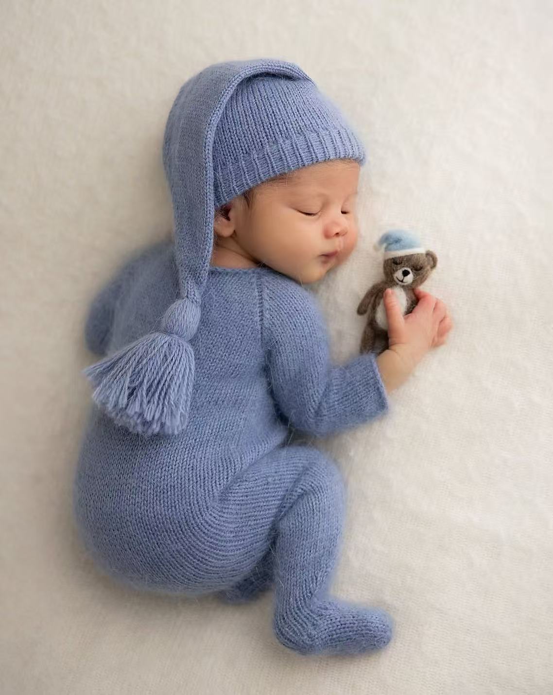 Newborn Baby Knitted Romper an - огляд і ціна Infant Photography Props Outfit
